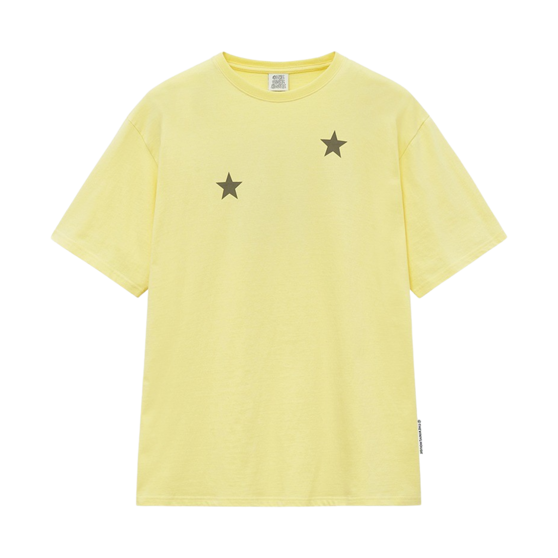 더바이닐하우스 스타 티셔츠 옐로우(Thevinylhouse Star T-Shirt Yellow)