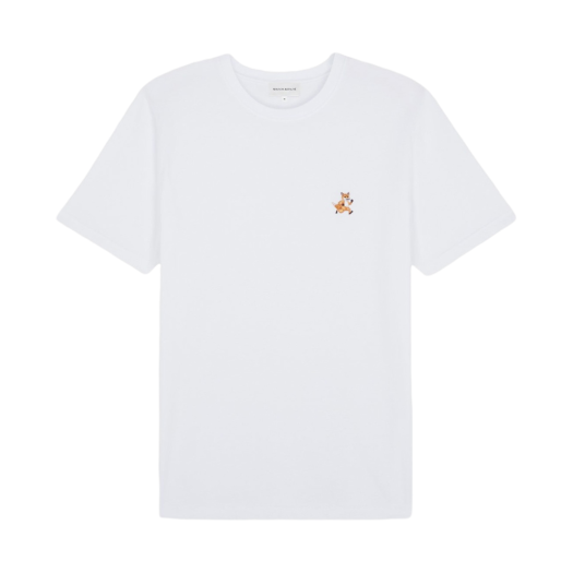 MM00125KJ0008-P100 Maison Kitsune Speedy Fox Patch Comfort T-Shirt White