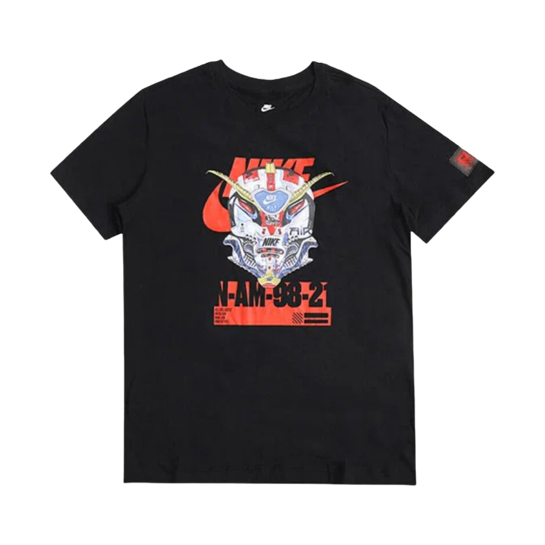 나이키 NSW 메카 에어 마스크 티셔츠 블랙 - 아시아(Nike NSW Mech Air Mask T-Shirt Black - Asia) - 1