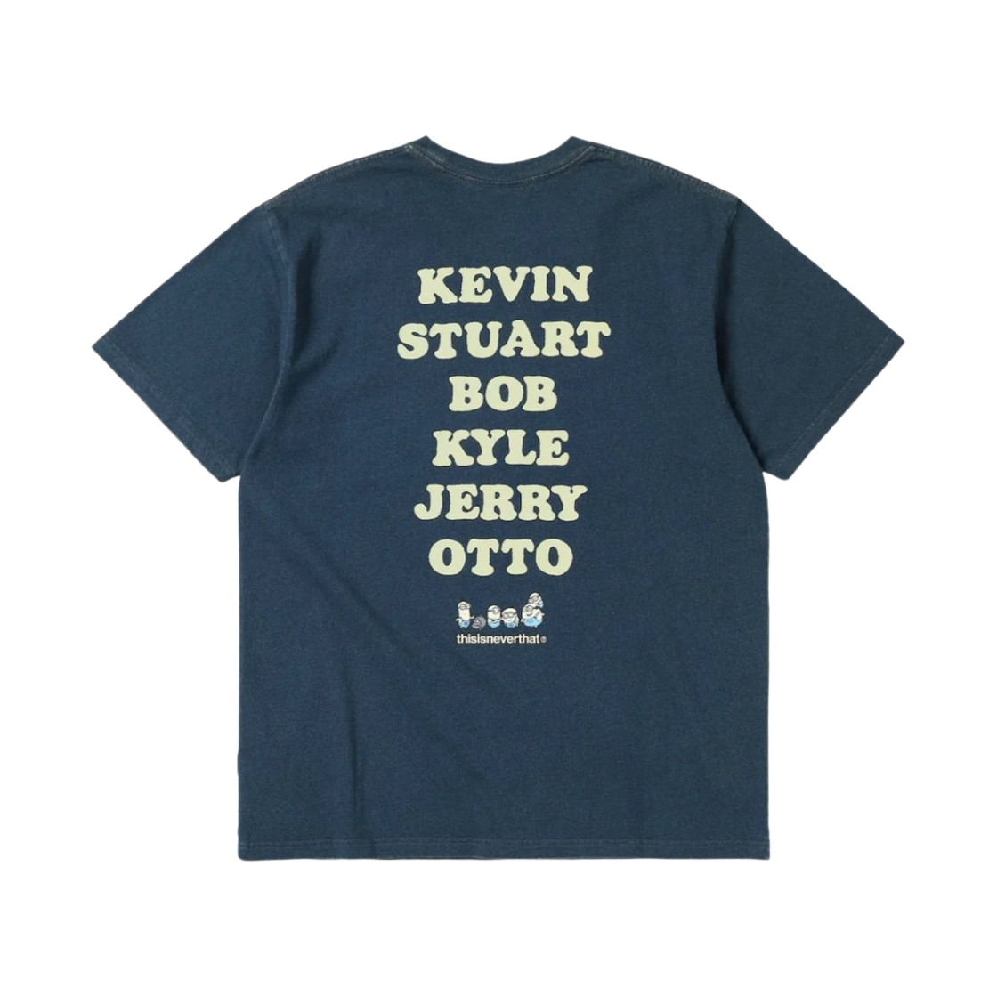 디스이즈네버댓 x 미니언즈 캐릭터 티셔츠 인디고 블루(Thisisneverthat x Minions Character T-Shirt Indigo Blue) - 1