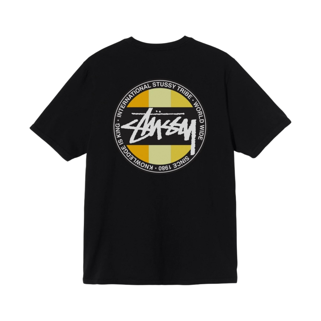 스투시 클래식 닷 피그먼트 다이드 티셔츠 블랙(Stussy Classic Dot Pig. Dyed T-Shirt Black) - 1