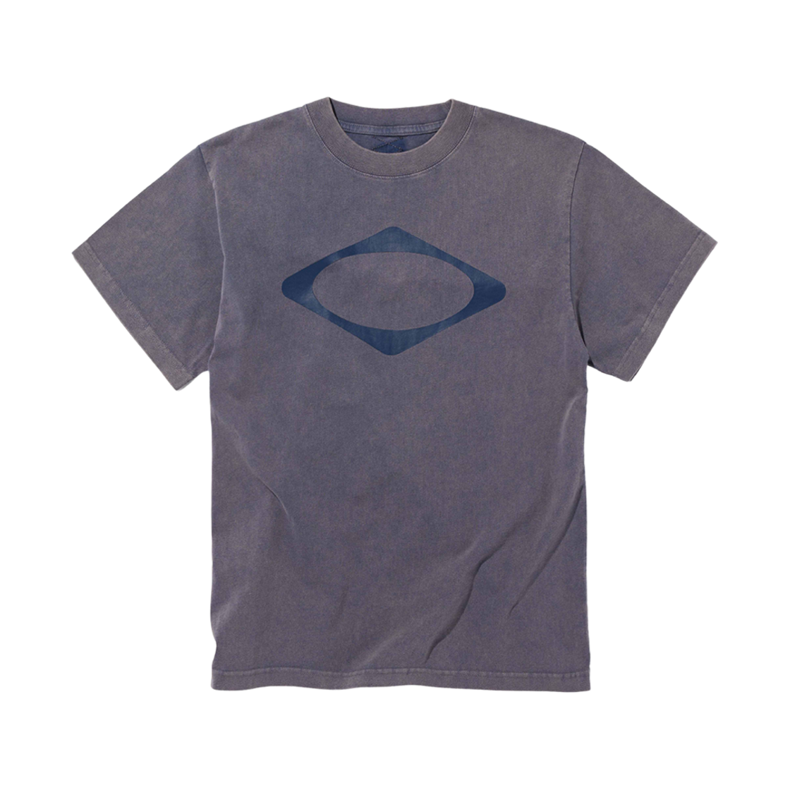 MF25SSTS02 Mischief Rhombus Washed Basic T-Shirt Bleached Navy