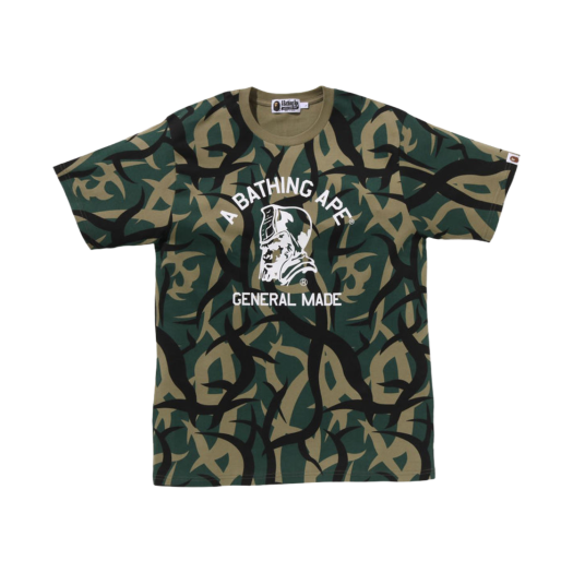 BAPE Trial Camo General T-Shirt Green