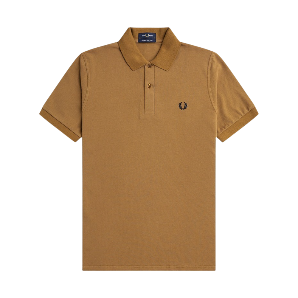 AFPM2410003-T86 Fred Perry M3 The Original Fred Perry Shirt Dark Caramel/Navy