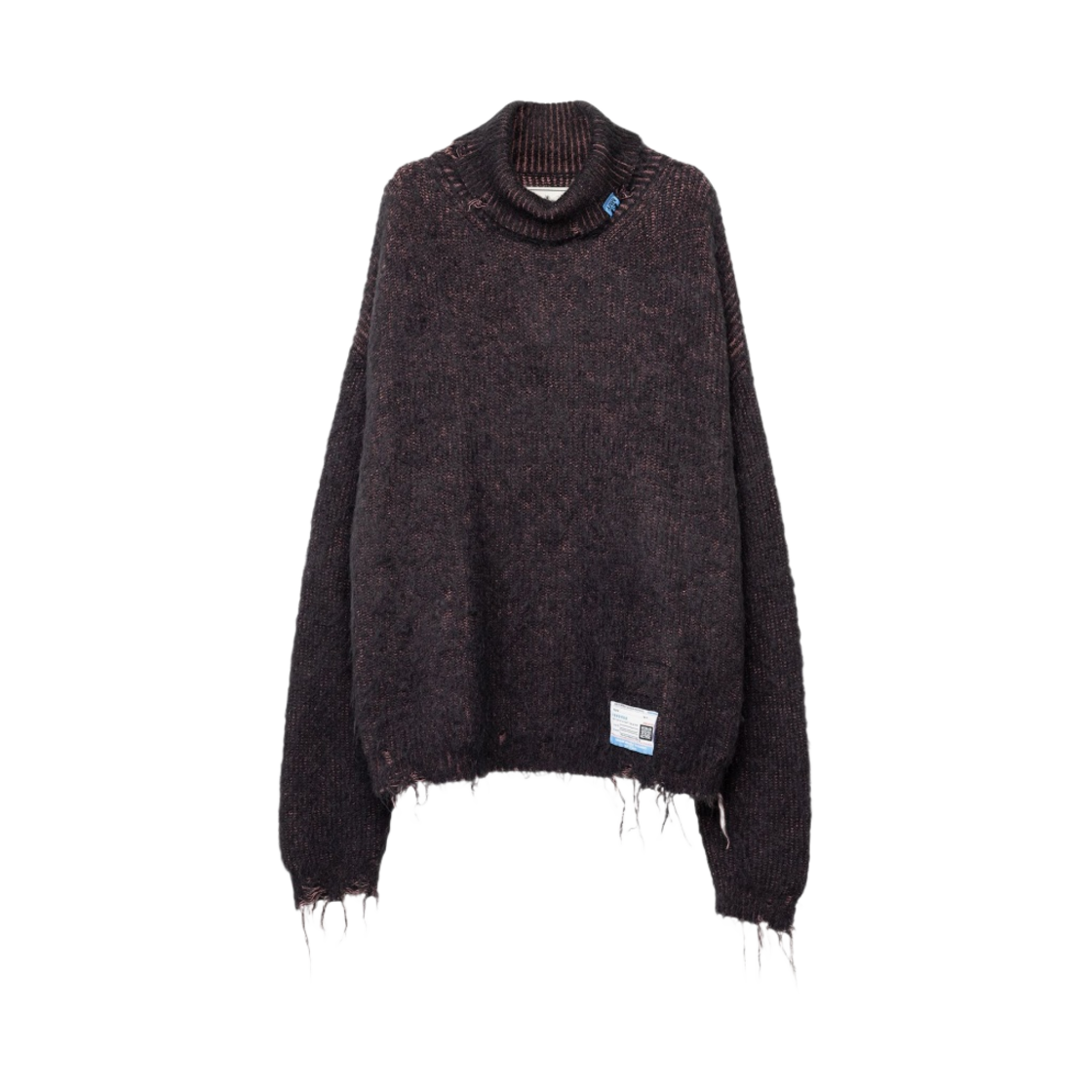 메종 미하라 야스히로 모헤어 풀오버 니트 블랙(Maison Mihara Yasuhiro Mohair Pullover Knit Black) - 1