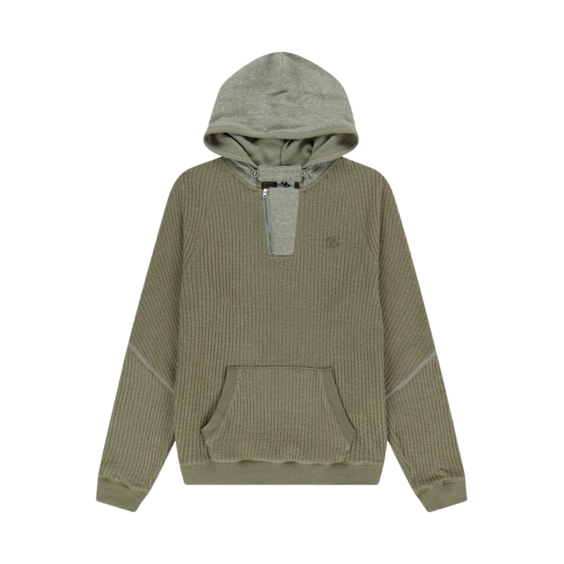 SG2403KT01 Sansan Gear Ribbed Hoodie Knit Khaki