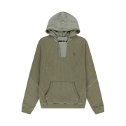 Sansan Gear Ribbed Hoodie Knit Khaki
