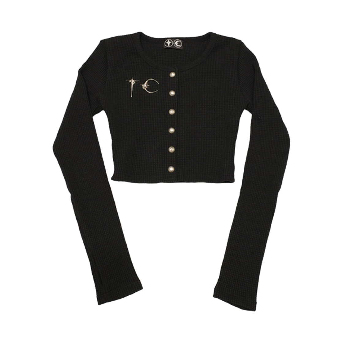 Thug Clubサグクラブ TC Cardigan 24FW black THUG CLUB TC Cardigan (W) 4FK1771 (Thug Club/カーディガン