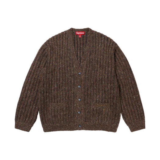 新品 Supreme 2-Tone MohairCardigan M ブラウン