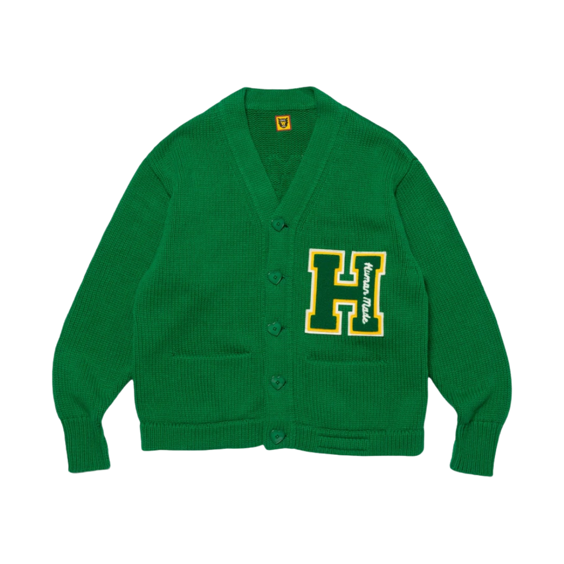 휴먼 메이드 로우 게이지 니트 가디건 그린(Human Made Low Gauge Knit Cardigan Green) - 1