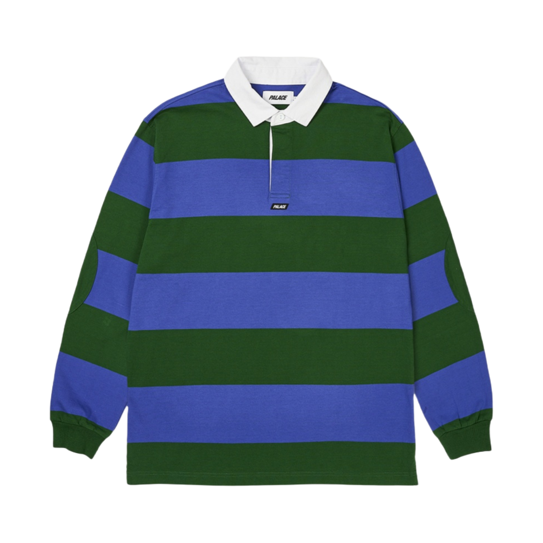 팔라스 엘보우 스트라이프 럭비 블루 그린 - 24SS(Palace Elbow Stripe Rugby Blue Green - 24SS) - 1