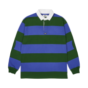 Palace Elbow Stripe Rugby Blue Green - 24SS