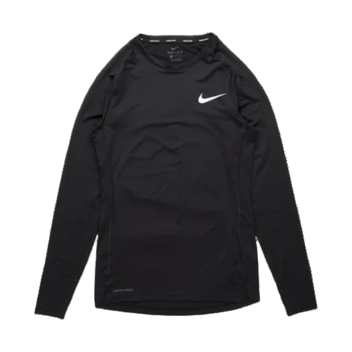 나이키 프로 타이트핏 롱슬리브 탑 블랙 - 아시아