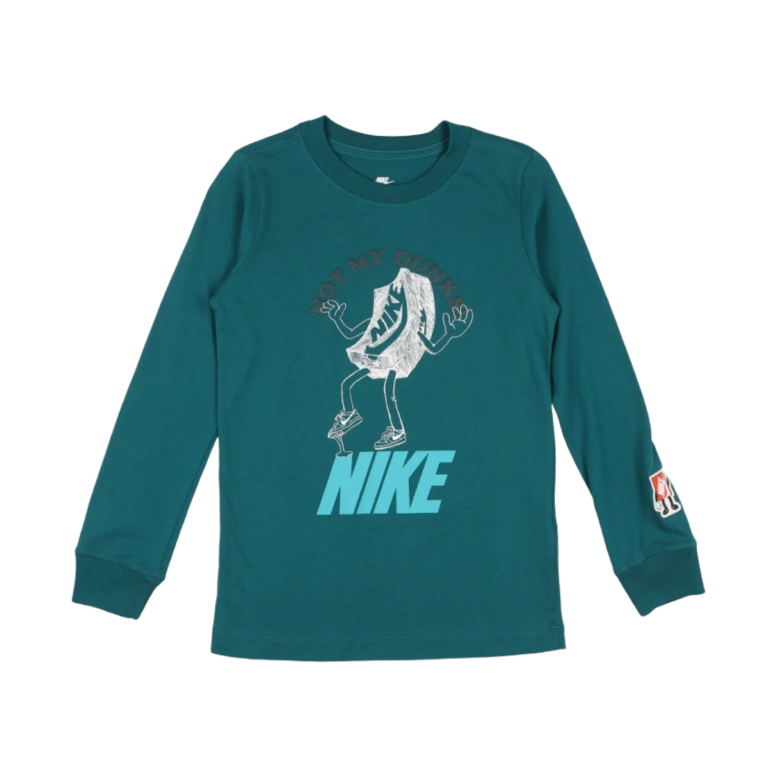 (키즈) 나이키 NSW 롱슬리브 티셔츠 지오드 틸((Kids) Nike NSW Long-Sleeve T-Shirt Geode Teal) - 1