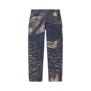 Supreme Archive Denim Jacquard Regular Jean Blue - 23SS