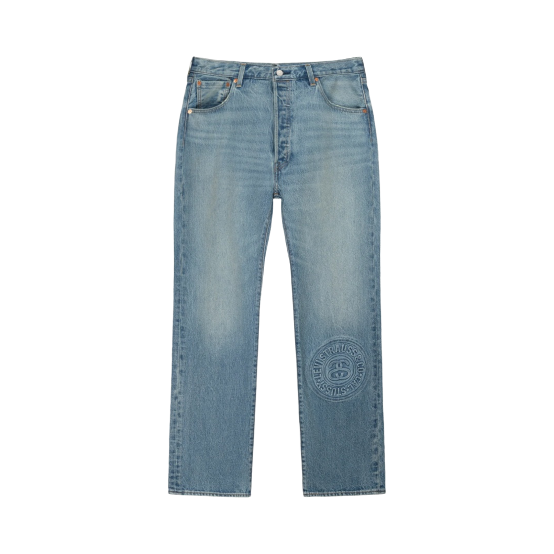 스투시 x 리바이스 엠보스드 501 진 인디고(Stussy x Levi's Embossed 501 Jean Indigo)