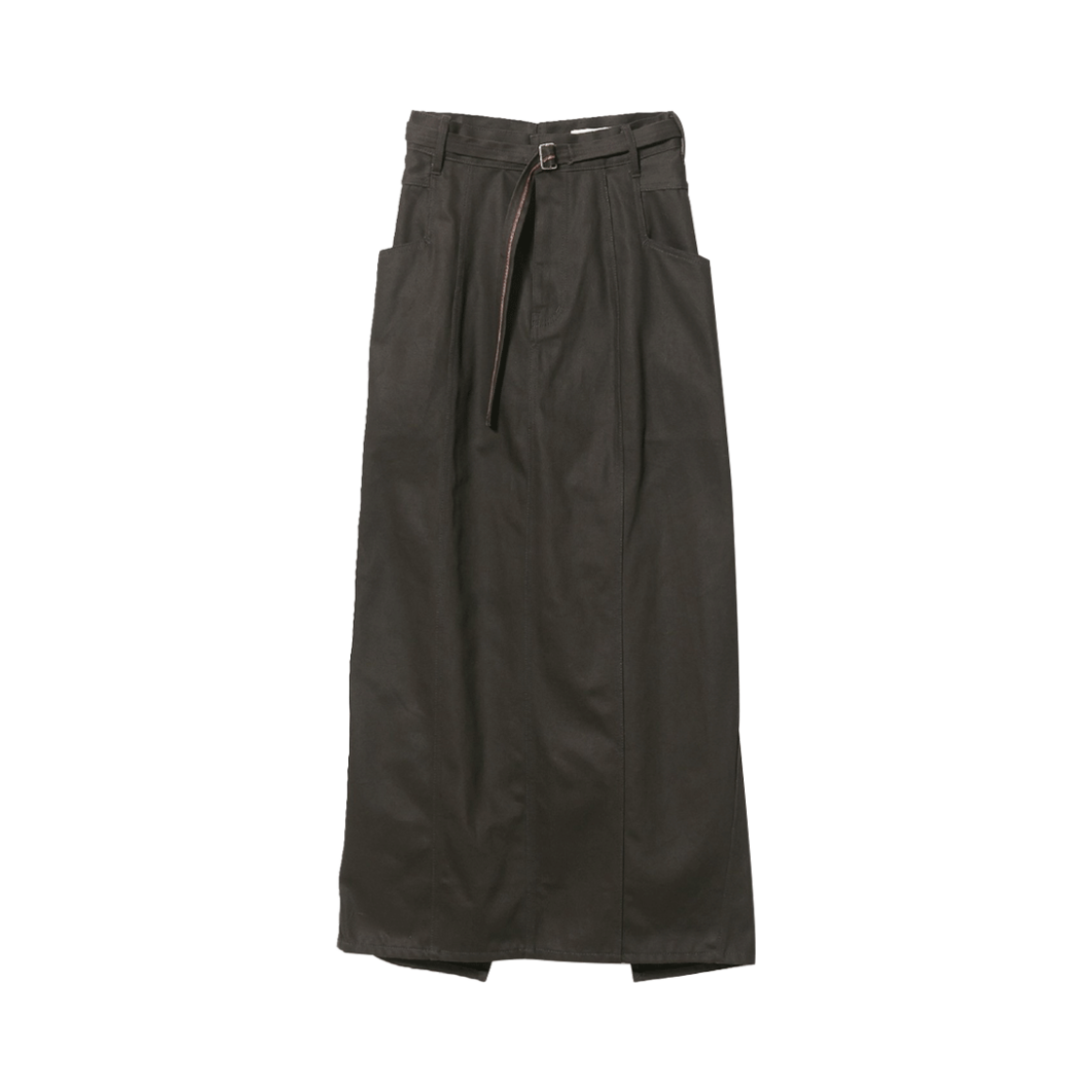 뷰티풀피플 우먼 컬러 데님 롱 스커트 브라운 - 24FW(Beautiful People Women Color Denim Long Skirt Brown - 24FW)