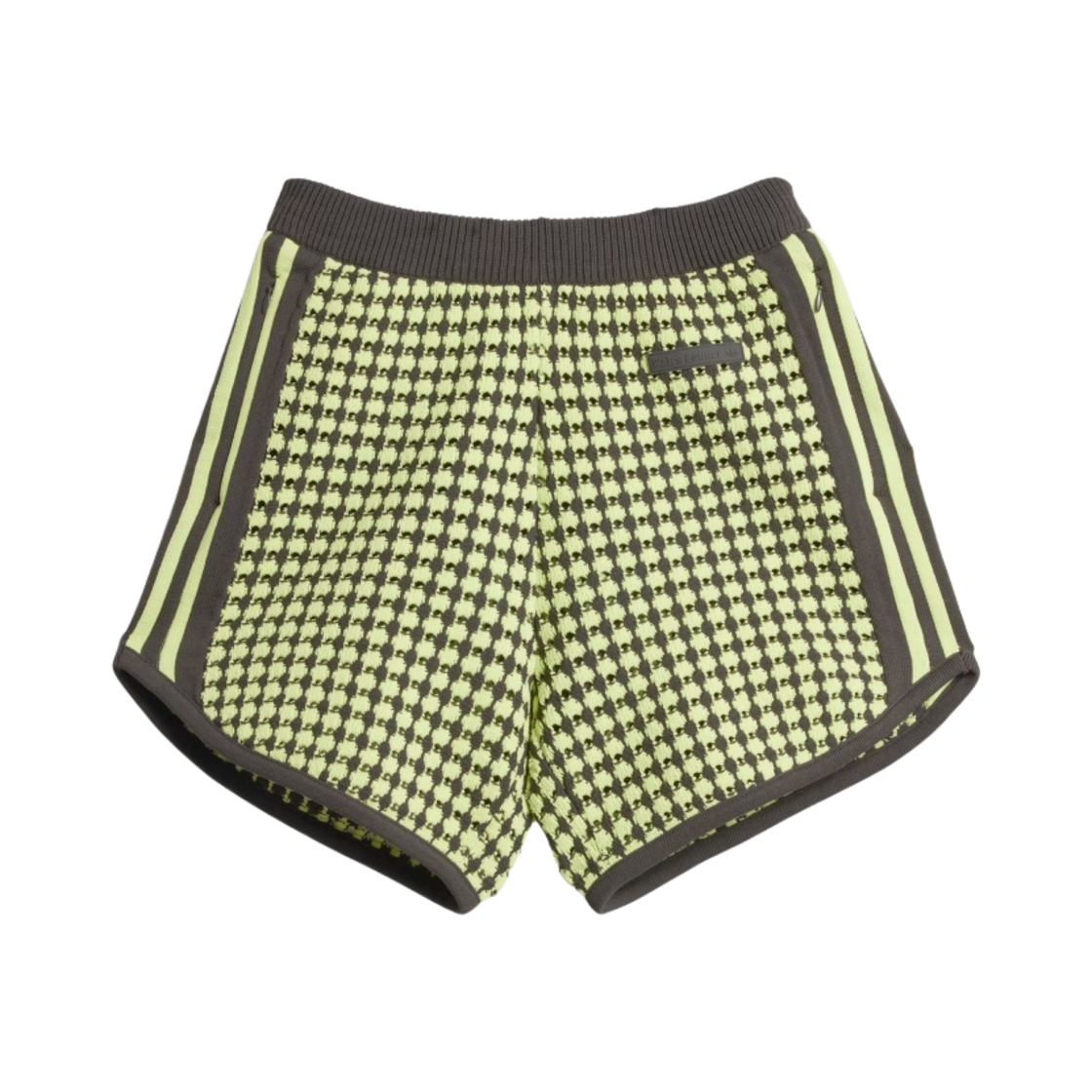 IY2048 Adidas x Wales Bonner Knit Shorts Semi Frozen Yellow - US Sizing