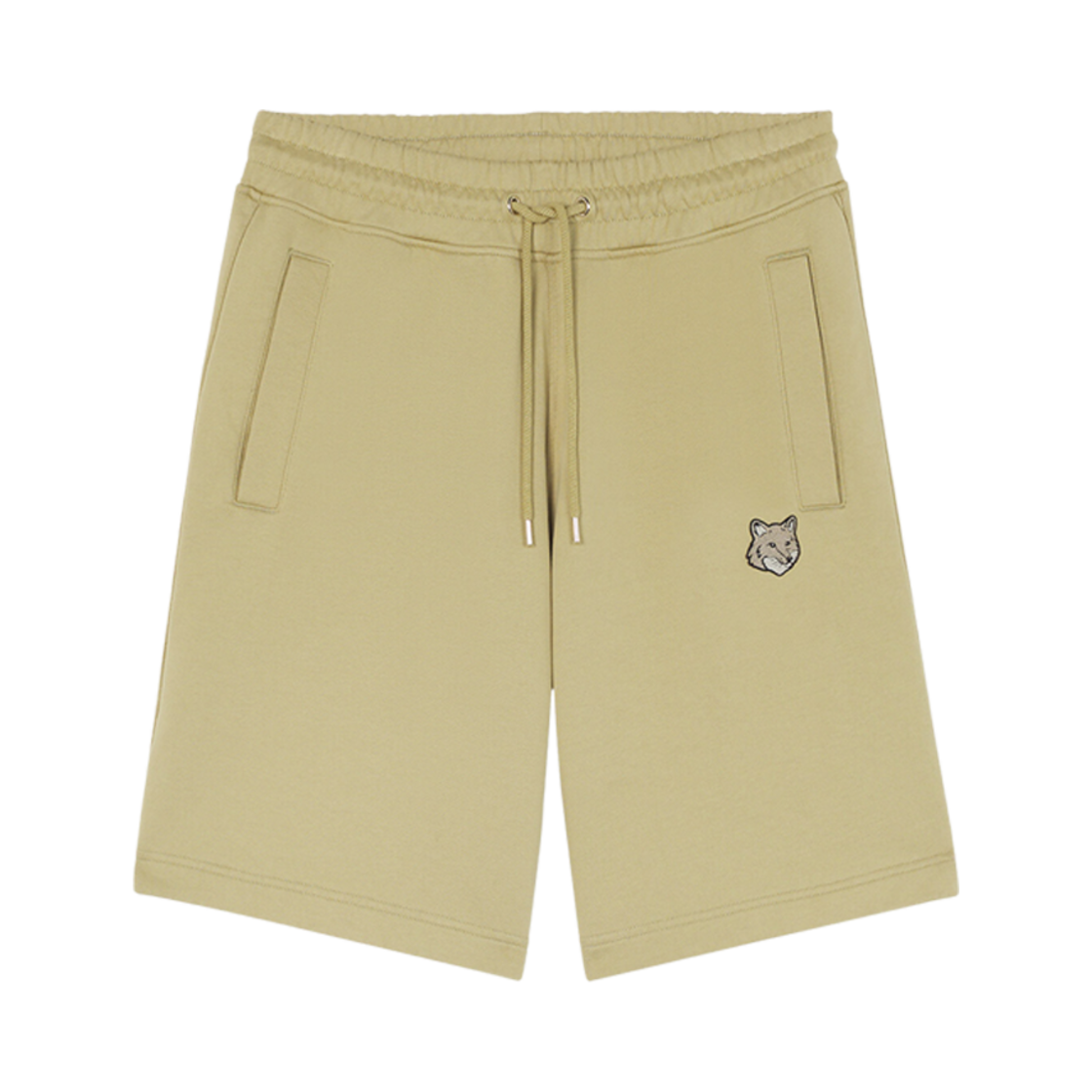 메종 키츠네 볼드 폭스 헤드 패치 오버사이즈 조그 쇼츠 캔버스(Maison Kitsune Bold Fox Head Patch Oversize Jog Shorts Canvas)