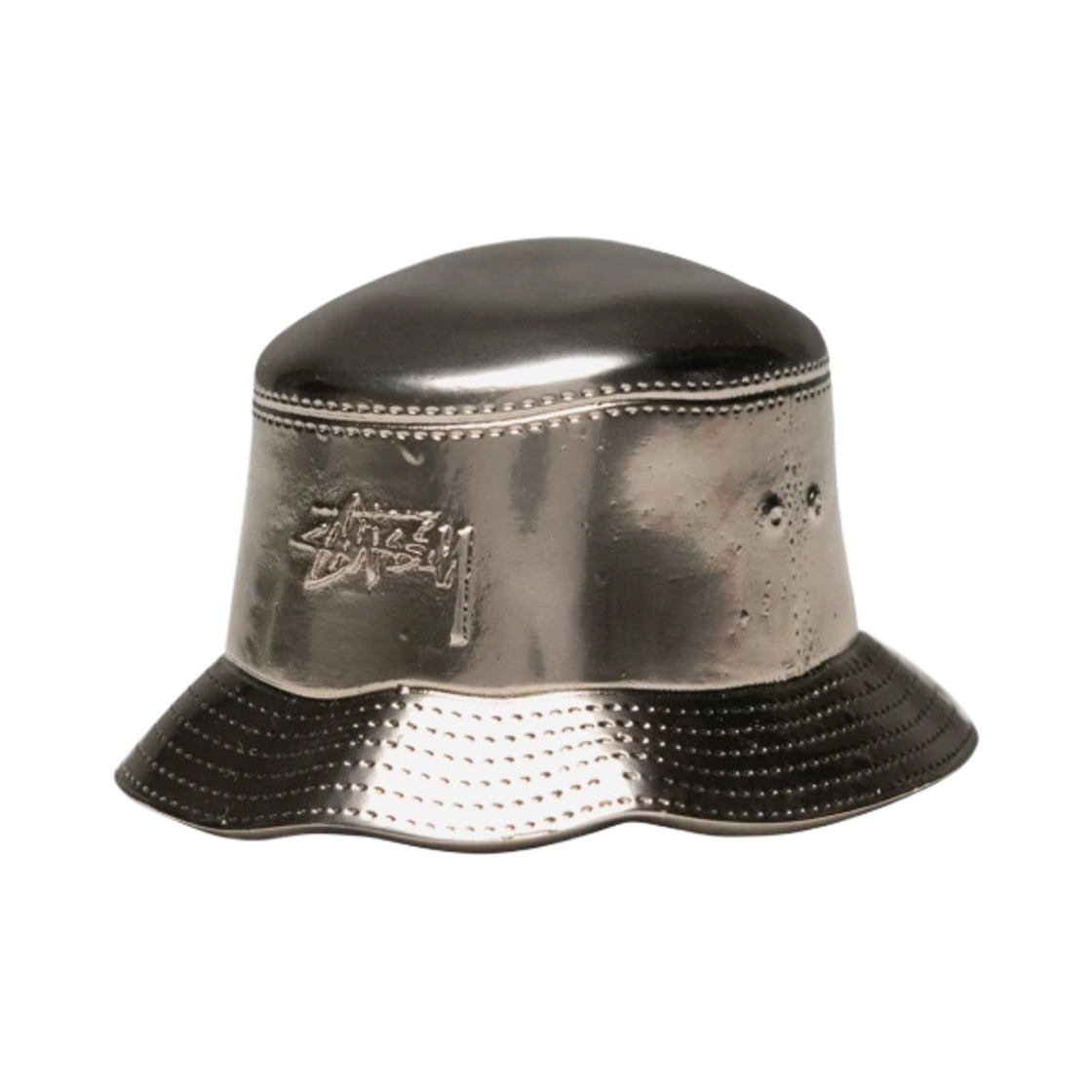 138806 Stussy Bucket Hat Bottle Opener Silver
