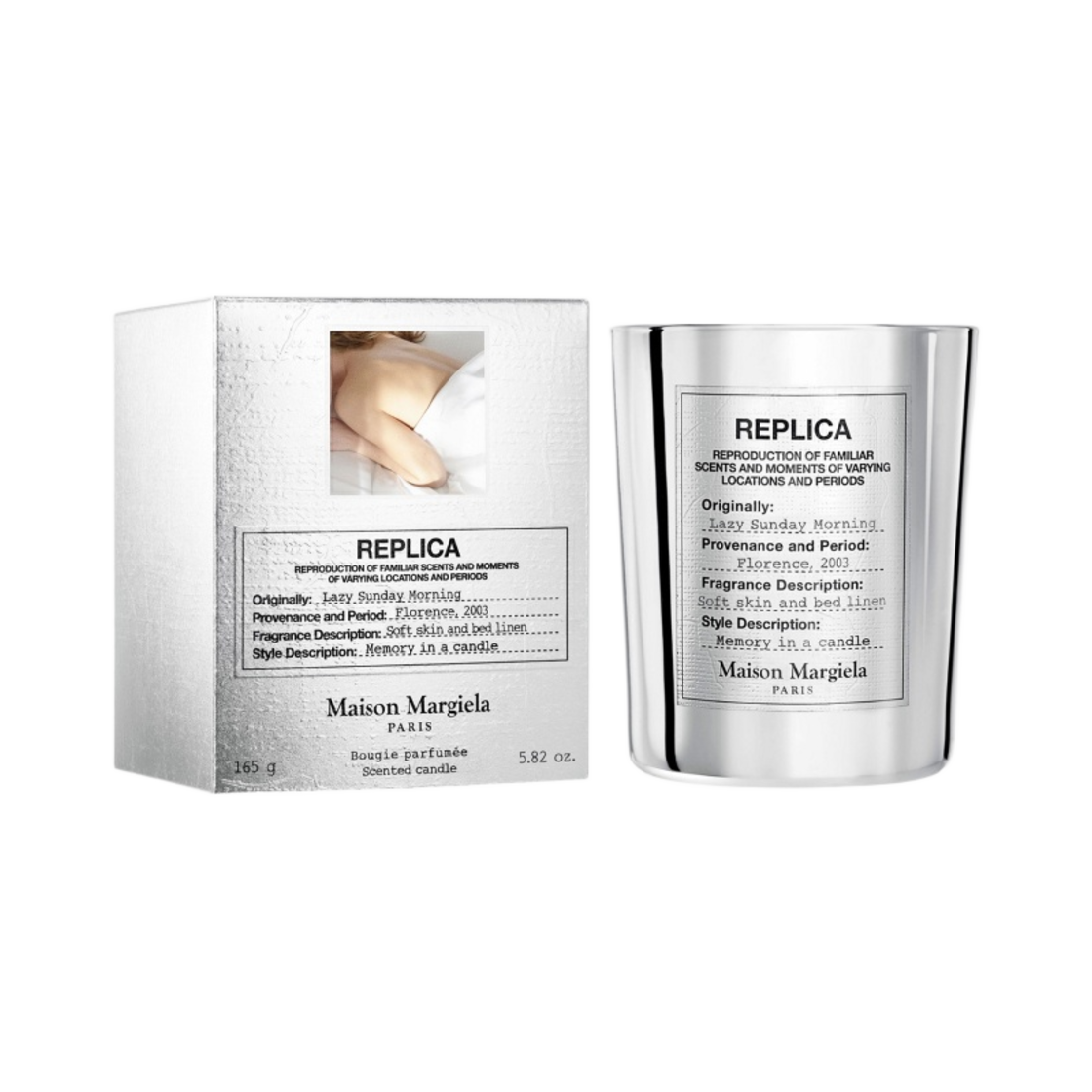 - Maison Margiela Replica Lazy Sunday Morning Scented Candle Limited Edition 165g (Korean Ver.)