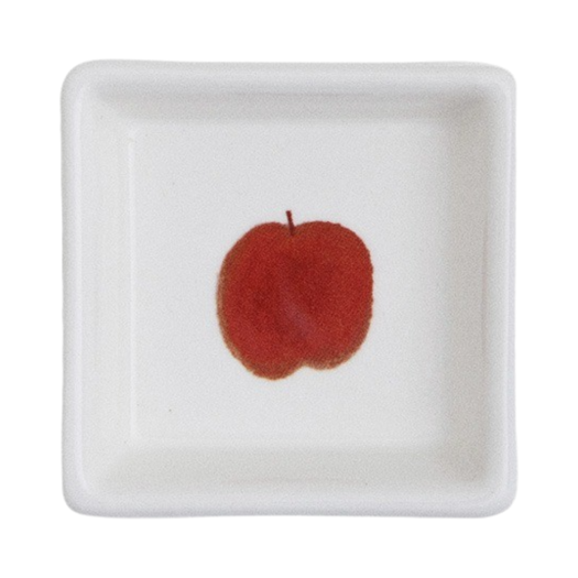 CA_77 Vegetable Flower Studio 7x7 Apple Ceramic