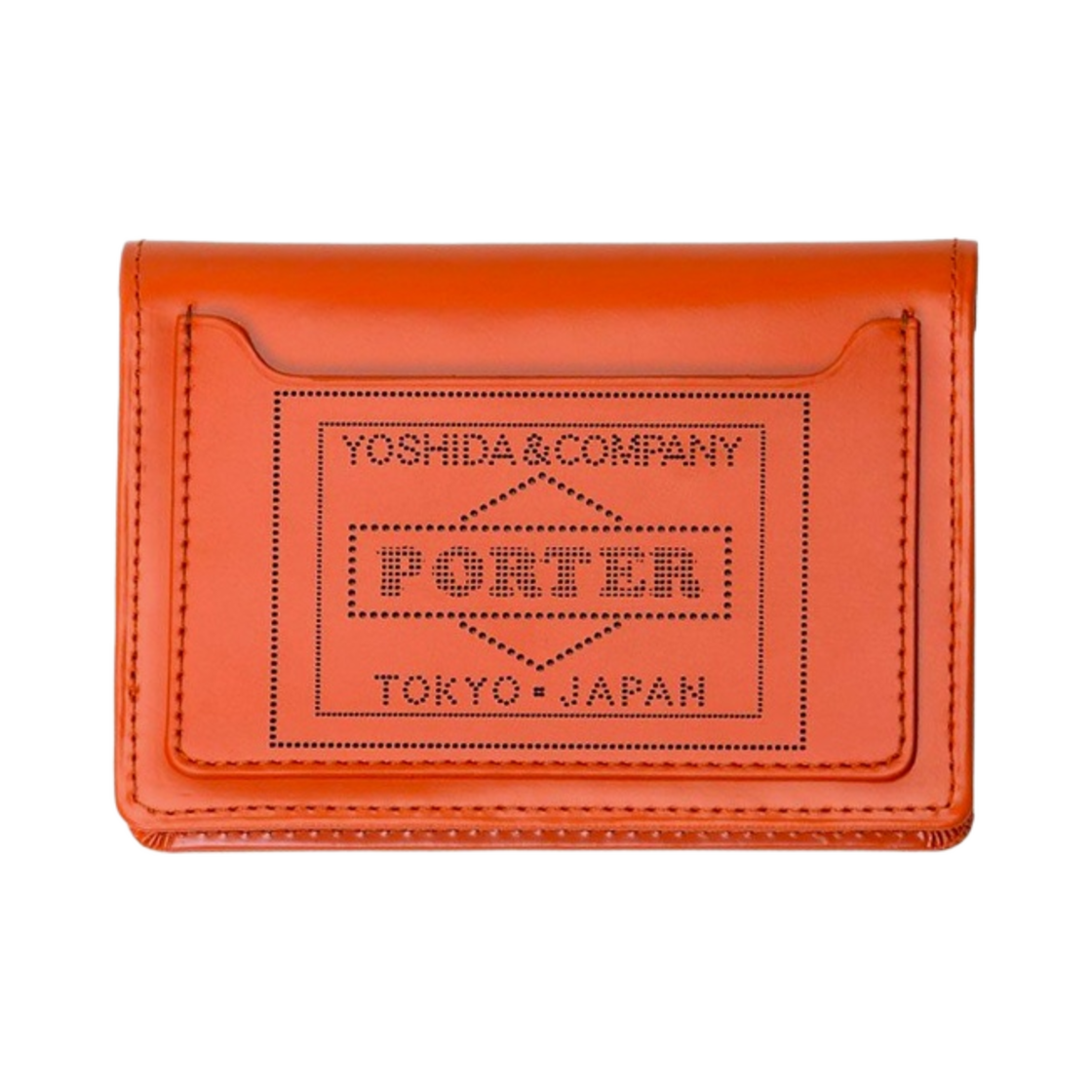 포터 카드 케이스 오렌지(Porter Card Case Orange)