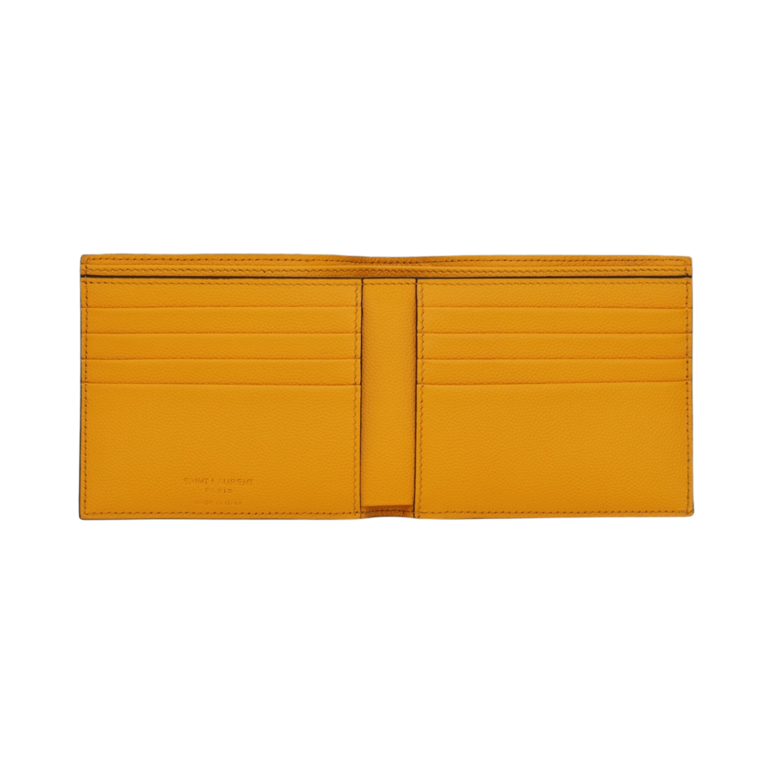생로랑 그랑 드 뿌드르 엠보스드 레더 이스트/웨스트 지갑 다크 죤(Saint Laurent East/West Wallet in Grain de Poudre Embossed Leather Dark Jaune) - 2
