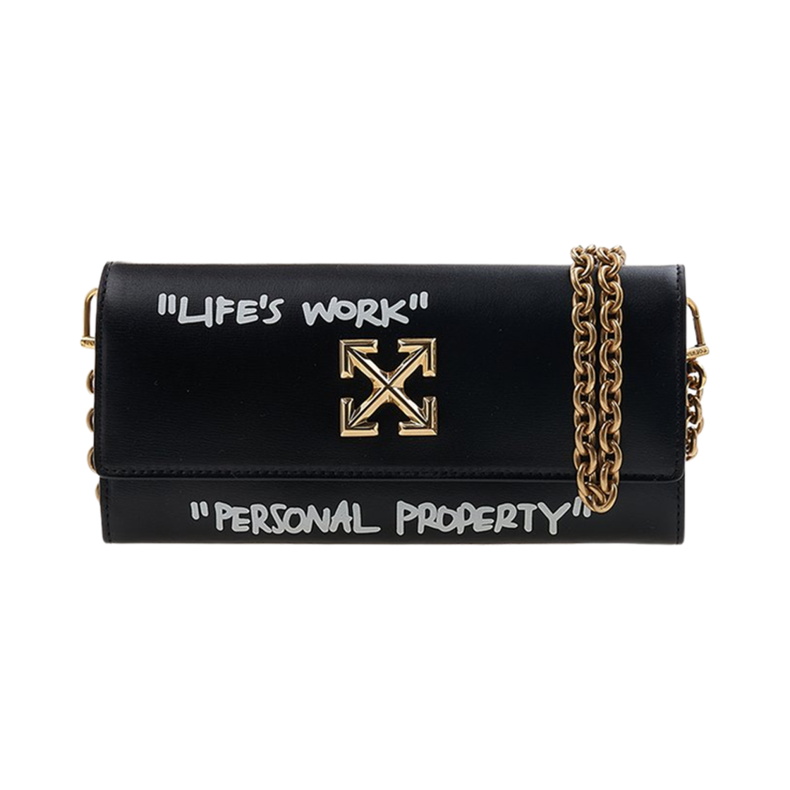 오프화이트 지트니 체인 월렛백 블랙(Off-White Jitney Chain Wallet Bag Black)