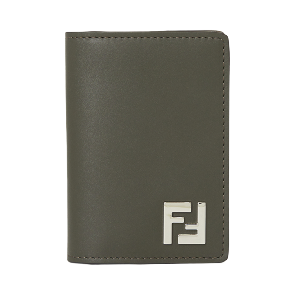 7M0349AFF2F1QCZ Fendi Card Holder Wallet Khaki