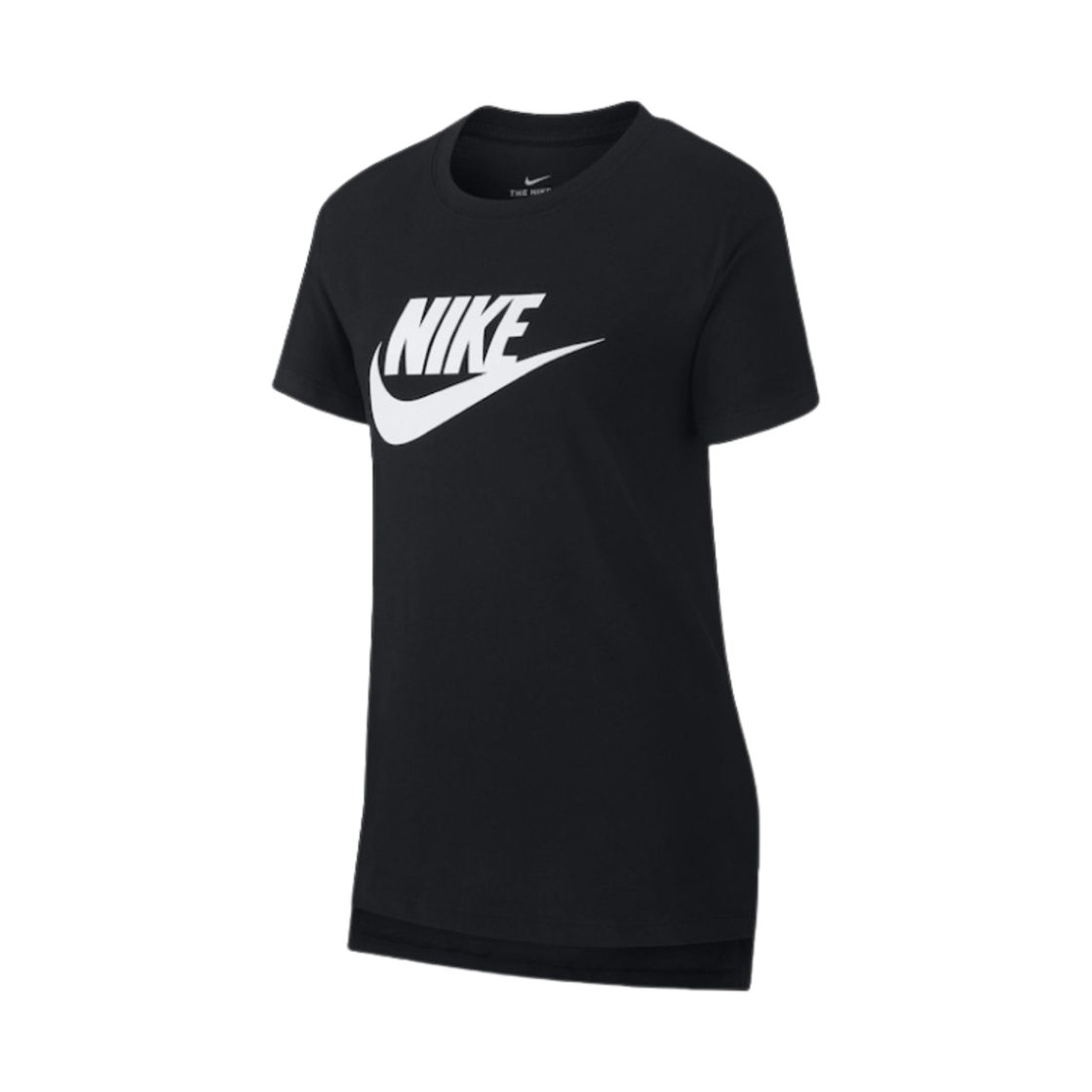(키즈) 나이키 NSW 티셔츠 블랙((Kids) Nike NSW T-Shirt Black) - 1