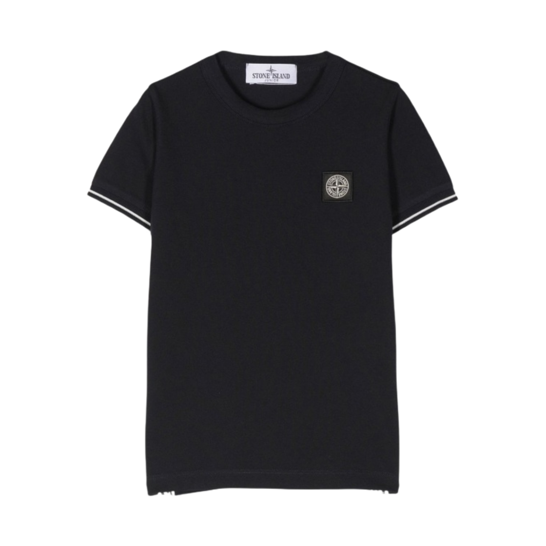 (키즈) 스톤 아일랜드 20748 티셔츠 네이비 블루 - 23SS((Kids) Stone Island 20748 T-Shirt Navy Blue - 23SS) - 1