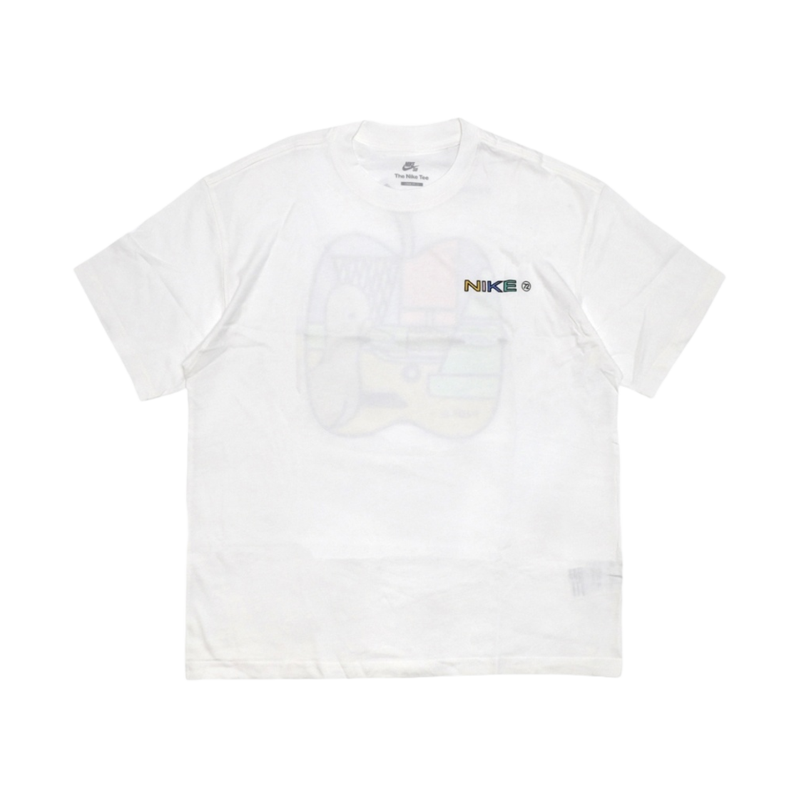 나이키 SB 로고 스케이트보딩 애플 피죤 티셔츠 화이트 - 아시아(Nike SB Logo Skateboarding Apple Pigeon T-Shirt White - Asia) - 2