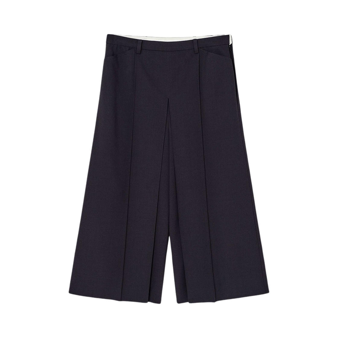 P0000EET Kindersalmon Women Passe Pleats Trouser Dark Gray