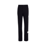 Thom Browne Cotton Twill Unconstructed Chino Trouser Navy