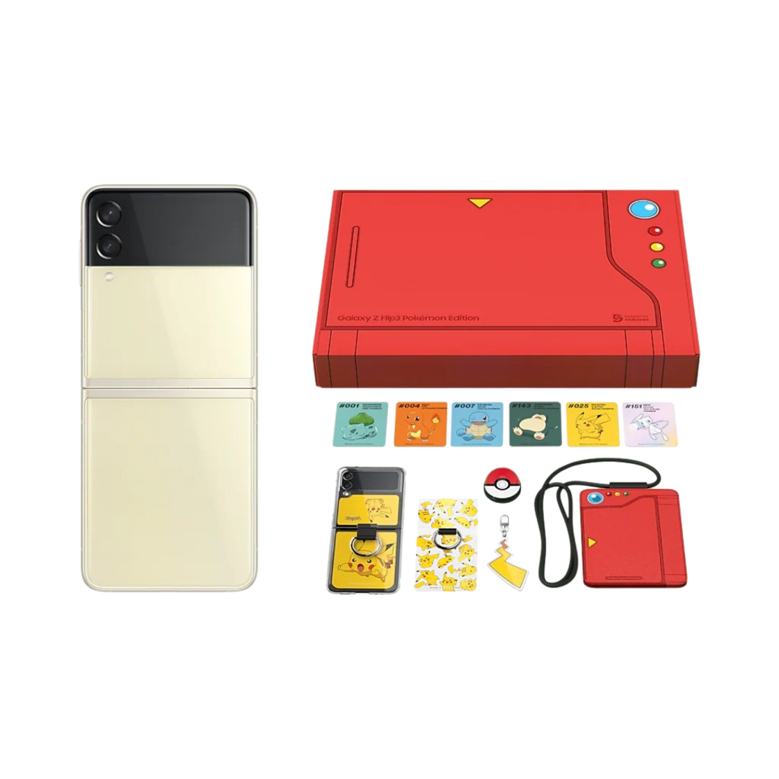 삼성 갤럭시 Z 플립3 포켓몬 에디션 크림 (국내 정식 발매 제품)