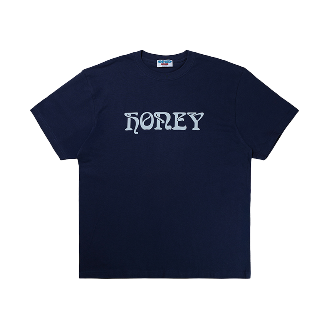 HSH25TS046ID Honey Scoop House AB Logo Tee Indigo