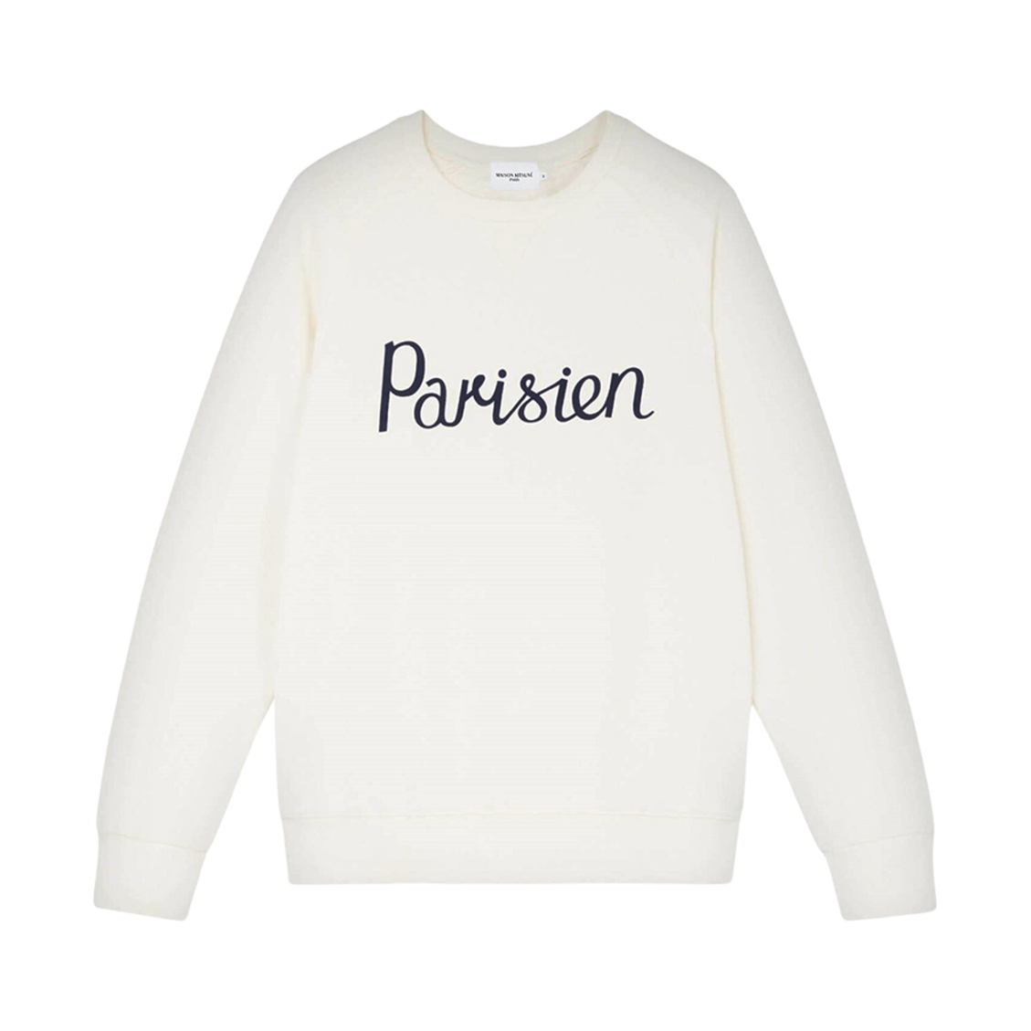 AM00301KM0001-LT Maison Kitsune Parisien Classic Sweatshirt Latte