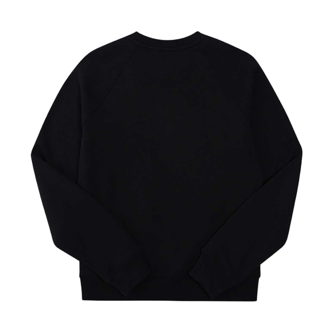 (W) 엠에스지엠 브러쉬드 로고 코튼 크루넥 스웨트셔츠 블랙((W) MSGM Cotton Crewneck Sweatshirt with Brushed Logo Black) - 2