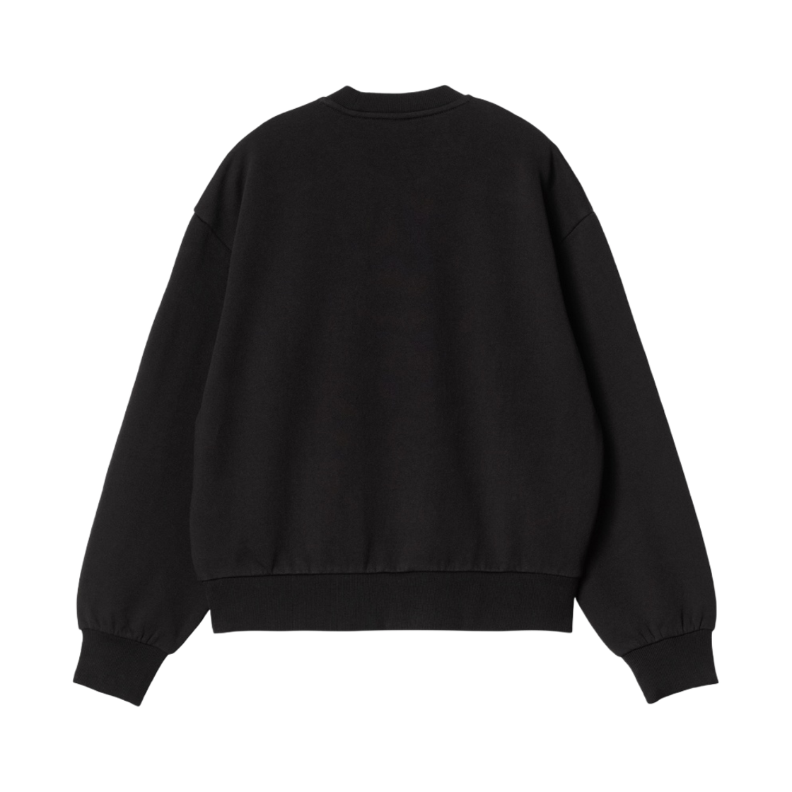 (W) 칼하트 WIP 하트 패치 스웨트셔츠 블랙((W) Carhartt WIP Heart Patch Sweatshirt Black) - 2