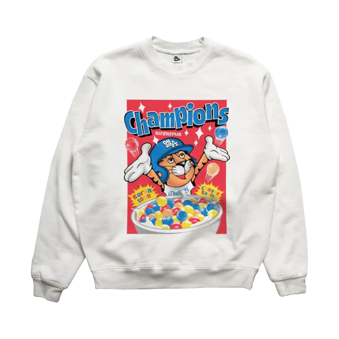 알앤코 립앤리페어 챔피온스 크루넥 화이트(R&Co. RNR Champions-Crew Wht)