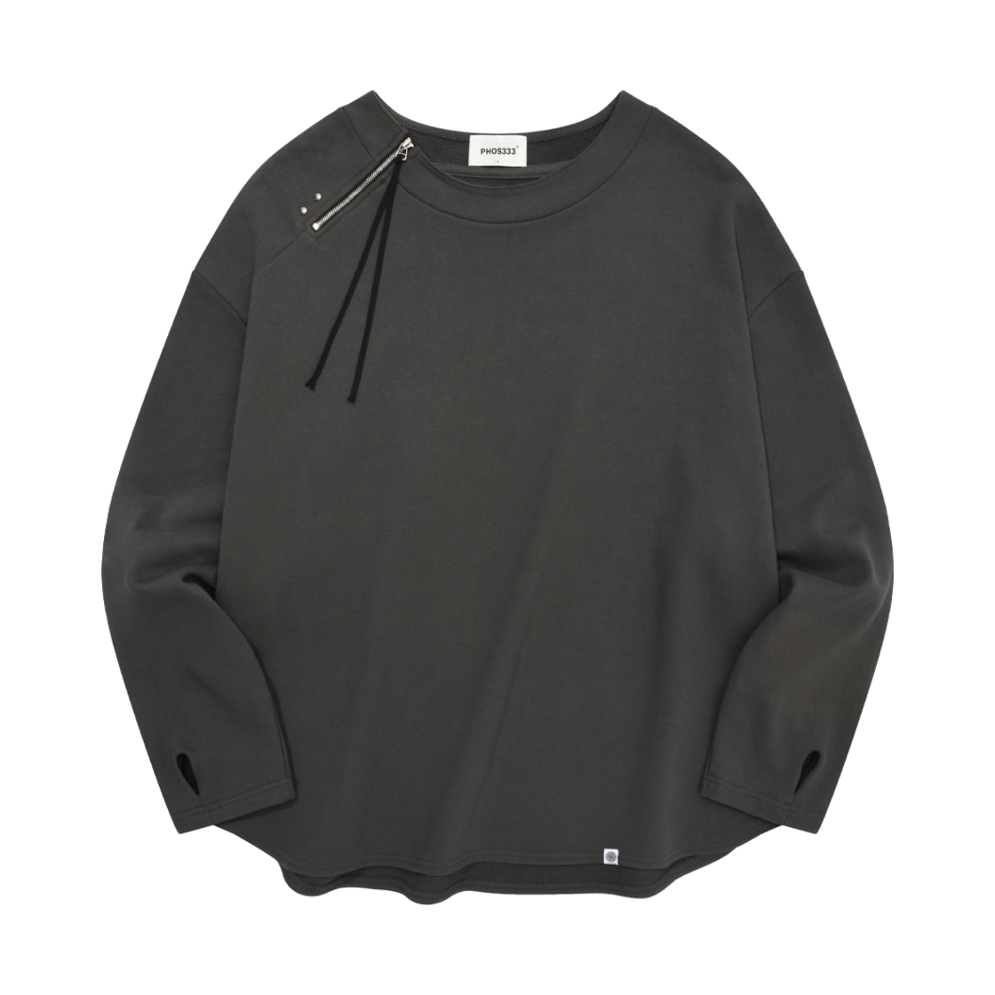 24FWCLSW004-CH PHOS333 Neck Zip Round Sweatshirt