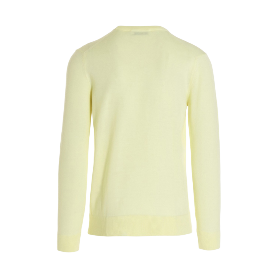 메종 키츠네 폭스 헤드 패치 레귤러 라운드넥 풀오버 니트 라이트 옐로우(Maison Kitsune Fox Head Patch Regular R-Neck Pullover Knit Light Yellow) - 2