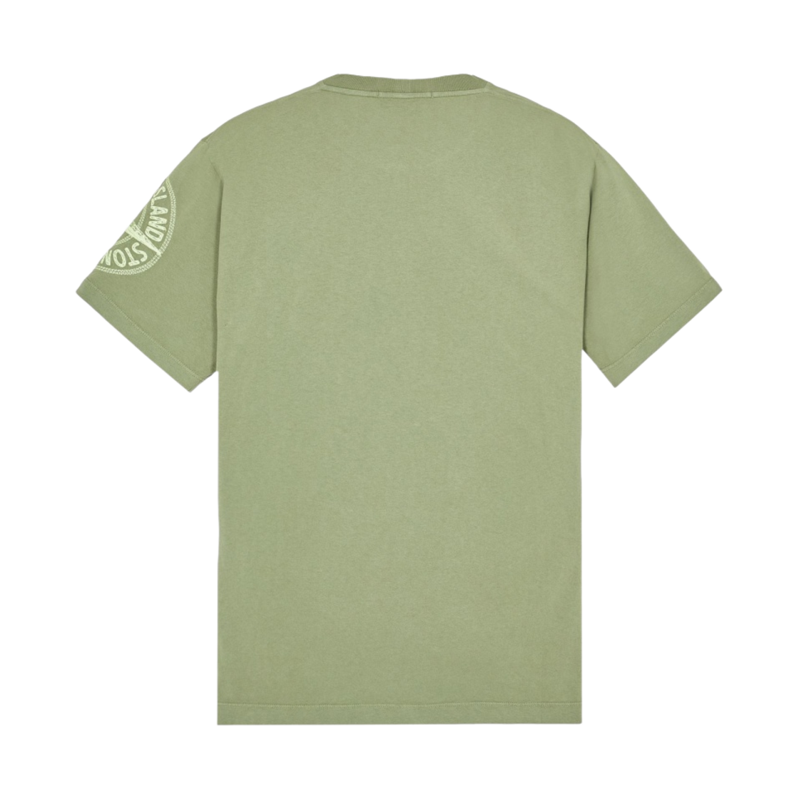 스톤 아일랜드 21578 20/1 스티치 원 자수 티셔츠 세이지 그린 - 23SS(Stone Island 21578 20/1 Stitches One Embroidery T-Shirt Sage Green - 23SS) - 2