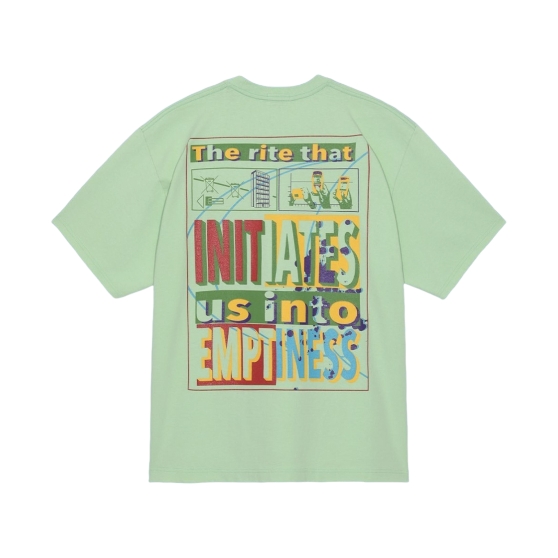 카브엠트 엠프티니스 티셔츠 민트 - 23FW(Cav Empt Emptiness T-Shirt Mint - 23FW) - 1