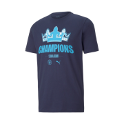 Puma Manchester City 2022/23 League Champions T-Shirts Navy