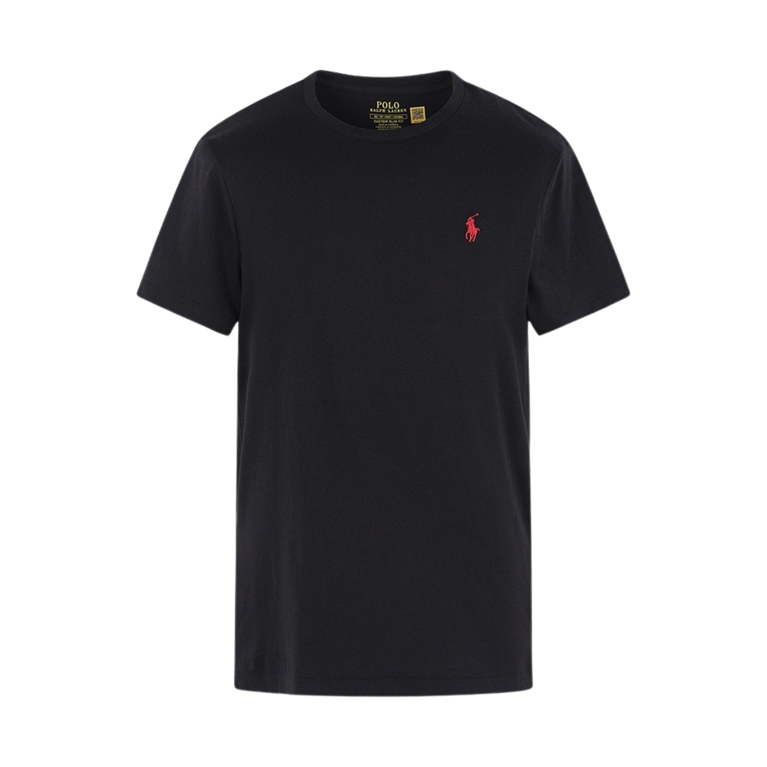 [30%적립] 폴로 랄프 로렌 커스텀 슬림 크루넥 티셔츠 블랙([30%적립] Polo Ralph Lauren Custom Slim Crewneck T-Shirt Black)