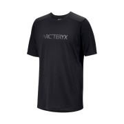 Arc'teryx Ionia Merino Wool Arc'word Logo SS T-Shirt Black