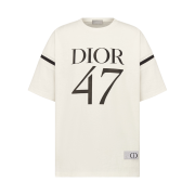 Dior Slub Jersey Oversized T-Shirt White