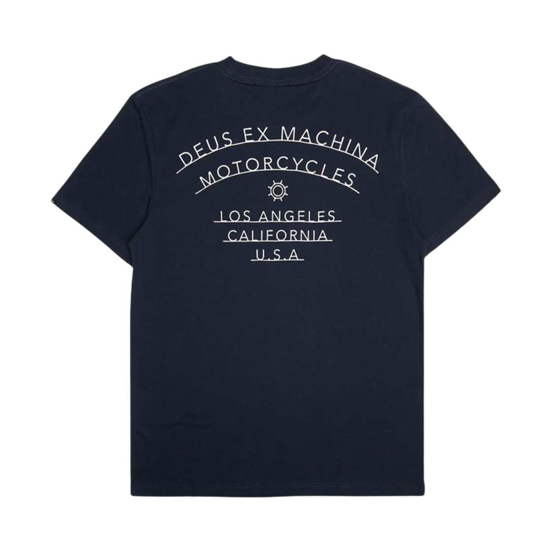 DMP241256A-NVY Deus Ex Machina Madison T-Shirt Navy